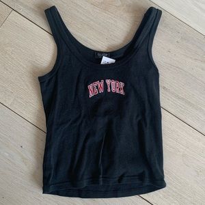 TRADED ON DEP*P brandy melville new york tank top